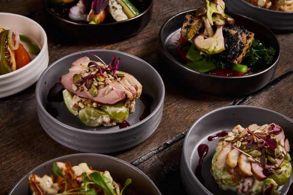 Image of food in bowls